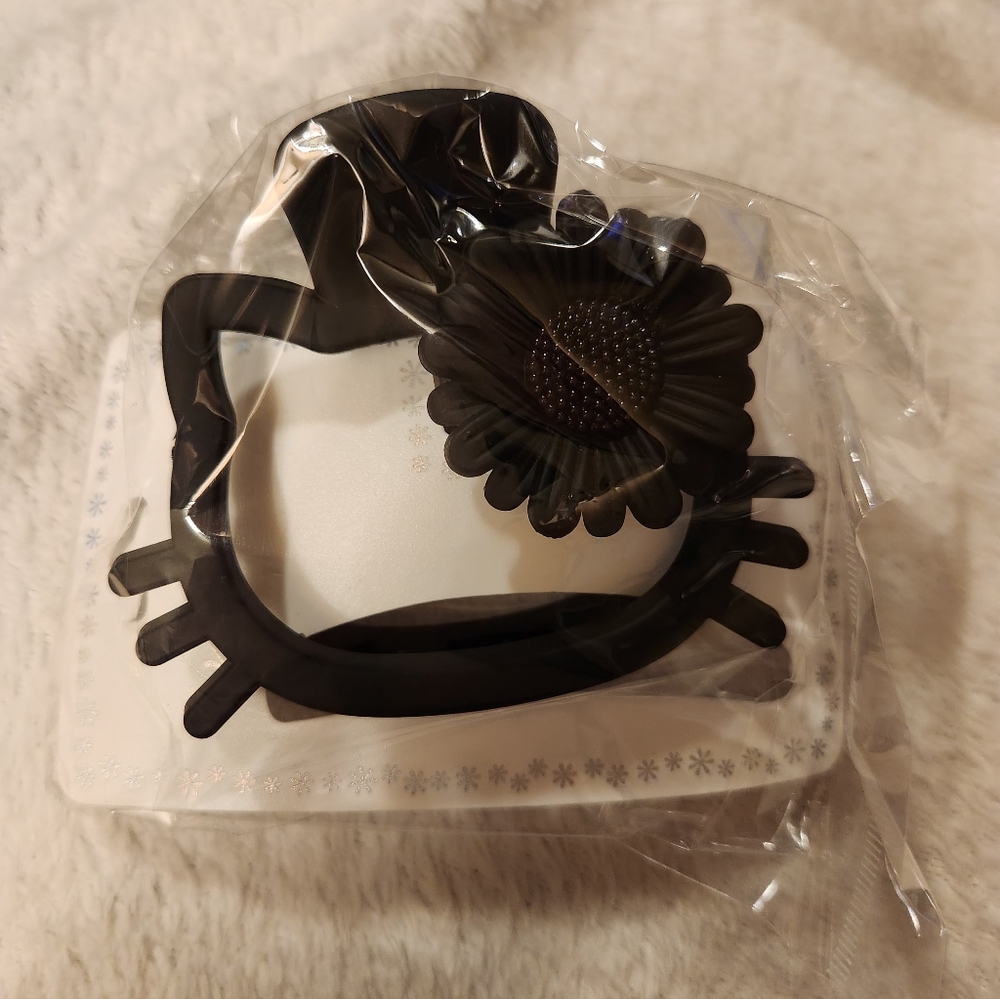 Cute Kitty Flower Hair Clip
